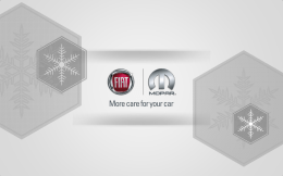 MOPAR EMEA - CHRISTMAS CATALOGUE 2013