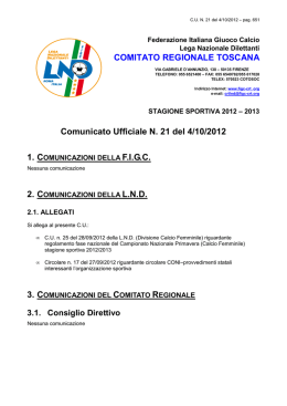 del 4 ottobre 2012