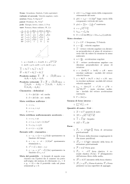 Formulario di meccanica in formato pdf