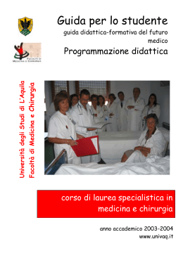 tirocinio professionalizzante