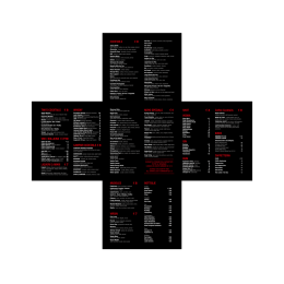 Menu Premium Drinks 2016