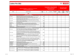 Listino Fire (Q1) - DST :: Distribuzione Sistemi Tecnologici