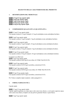 SUMMARY OF PRODUCT CHARACTERISTICS