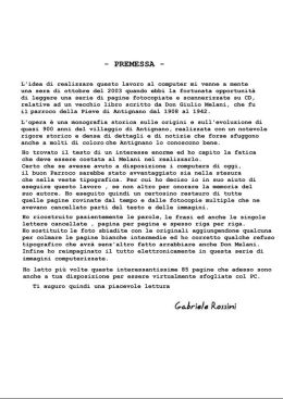 Monografia storica - Antignano nelle immagini del passato