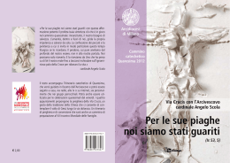 Segui la Via Crucis con l`Arcivescovo (testo in )