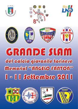 Depliant 2011 - COPPA GRANDE SLAM