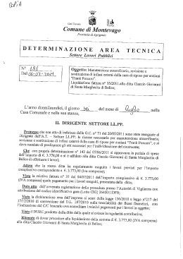 &ldquo;Frank Porcaro&rdquo; &ndash; Liquidazione fattura