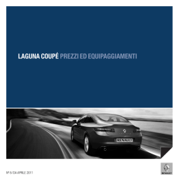 LAGUNA COUP&Eacute; PREZZI ED EQUIPAGGIAMENTI
