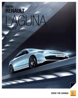 Brochure Laguna Coupé - Rigoni Franceschetti