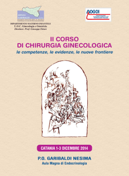 II Corso di Chirurgia Ginecologica
