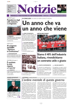 Un anno che va un anno che viene