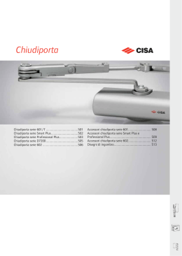 Chiudiporta - CISA.com
