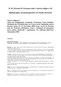 Selecta colligere I-II