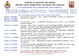 CentroDiurno 2012 11 - Comune di Bassano del Grappa