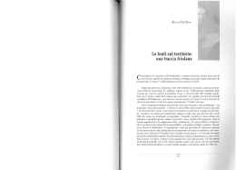 Le fonti sul territorio. Una traccia friulana