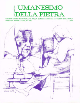 J - Gruppo Umanesimo della Pietra