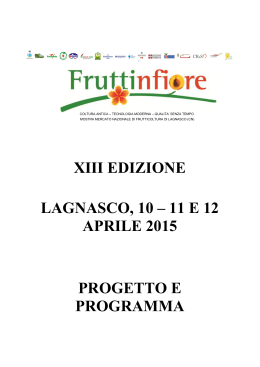 Progetto - Fruttinfiore