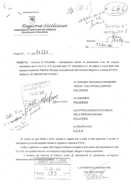 RWSL`GLZW - Comune di Palermo