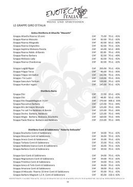 LE GRAPPE GIRO D`ITALIA - Enoteca Italia GmbH Thun
