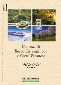 Comuni di Bosco Chiesanuova e Cerro Veronese
