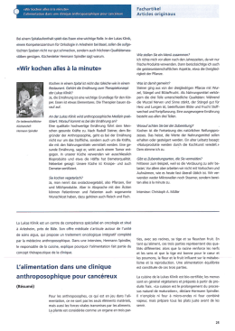 «Wir kochen alles ä la minuteii _