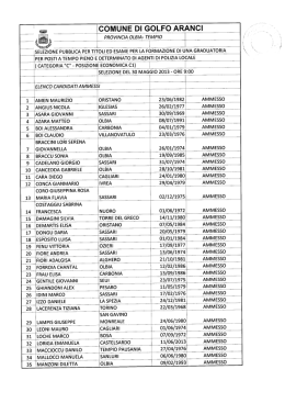 selezione pubblica agenti di p.l.