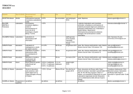 TIROCINI a.a. 2014/2015 - Dipartimento di Scienze dell`Antichit&agrave;