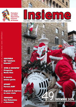 INSIEME DICEMBRE 2014 OK - Benvenuti sul sito del CRAL