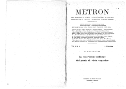 La coscrizione mUitare dal punto di vistaeugenico