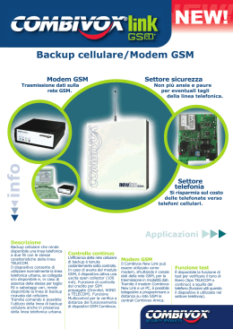 Backup cellulare/Modem GSM