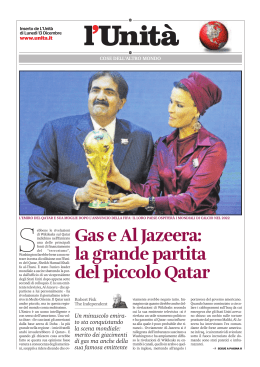 Gas e Al Jazeera: la grande partita del piccolo Qatar