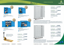 V ARMADI A PORTE BATT`ENTI E TRANSPALLET