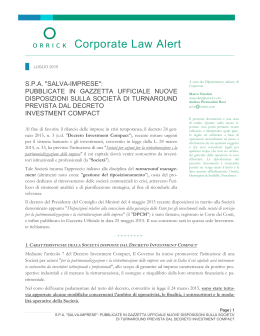 Corporate Law Alert - Orrick, Herrington & Sutcliffe LLP