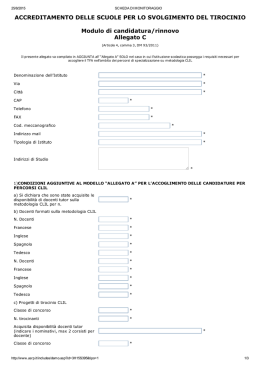 Allegato C - Istituto Comprensivo Statale "G. Verdi – P. Cafaro"