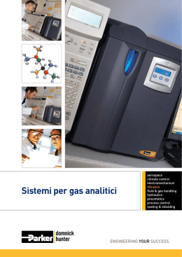 Sistemi per gas analitici