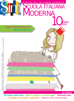 numero 10 rivista Scuola Italiana Moderna. All´interno articoli di
