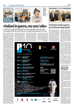 &laquo;Italiani in guerra,ma senz`odio&raquo;