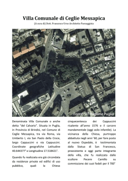 Villa Comunale di Ceglie Messapica - Giardini pubblici storici della