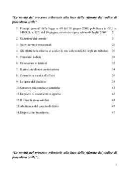 Visualizza il documento - Studio Legale Tributario Avv. Maurizio Villani