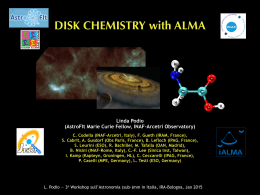 DISK CHEMISTRY with ALMA