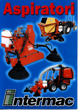 Page 1 Page 2 Aspiratori Posteriori per Trattori con cesto di raccolta