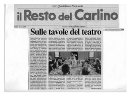 Il Resto del Carlino, Claudio Cumani febbraio