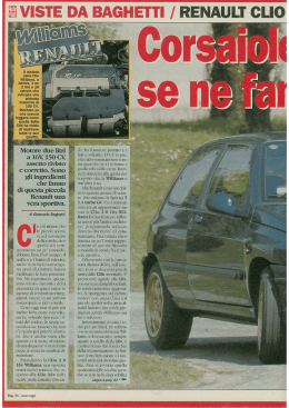 Renault Clio Williams 2.0