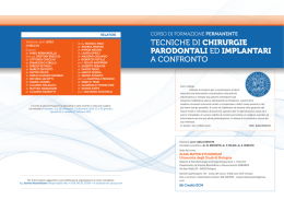 tecniche di chirurgie parodontali ed implantari a - i