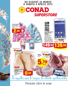 Ti aspetta una Pasqua di offerte spettacolari.