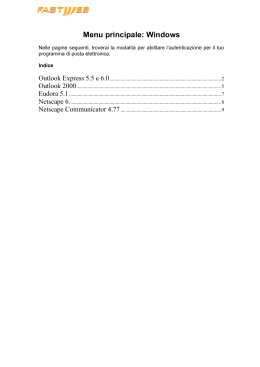 Configurazione client Windows