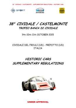 38a CIVIDALE / CASTELMONTE TROFEO