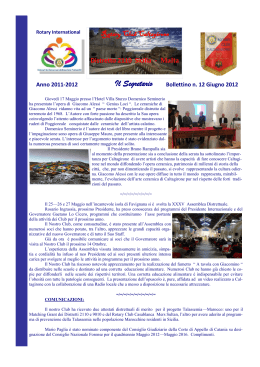 Lettere mensili Rotary 2011