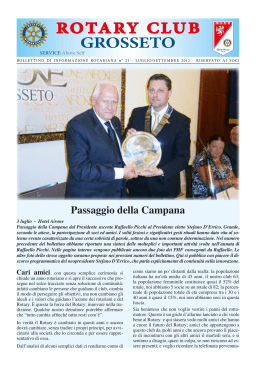 n&deg; 21 - LUGLIO/SETTEMBRE 2012