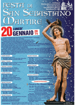 scarica locandina - Comune di Barcellona Pozzo di Gotto